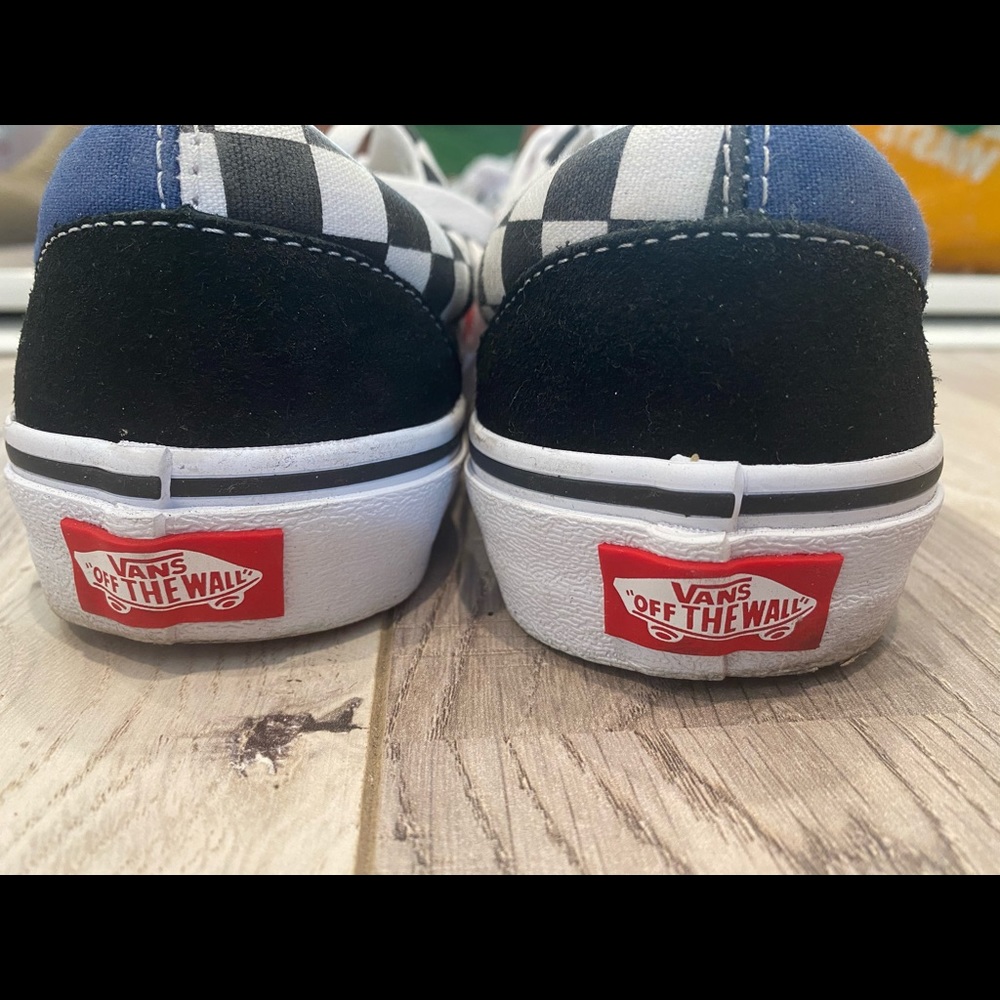 Vans Authentic Custom Comfycush Red/Blue Suede New - image 6